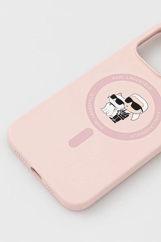 Θήκη κινητού Karl Lagerfeld iPhone 14 Pro Max KLHMP14XSCMKCRHP ροζ AA00