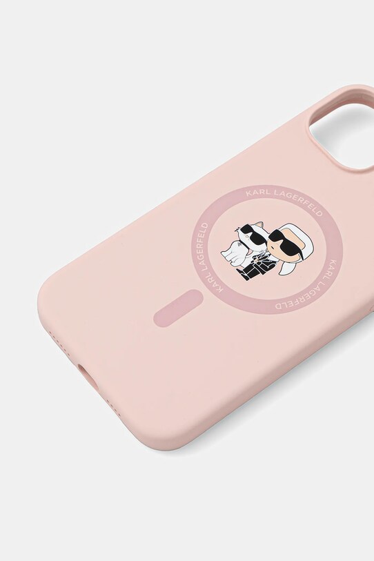 Θήκη κινητού Karl Lagerfeld iPhone 15 Plus KLHMP15MSCMKCRHP ροζ AA00