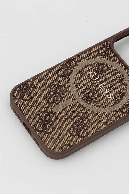 Θήκη κινητού Guess iPhone 16 Pro GUHMP16LG4GFRW καφέ AA00