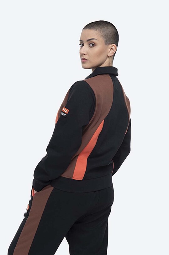 Ρούχα Μπλούζα Wood Wood Evonn x Fila 688378.B028 μαύρο