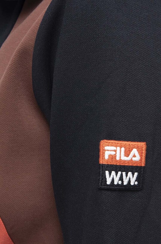 Μπλούζα Wood Wood Evonn x Fila μαύρο 688378.B028