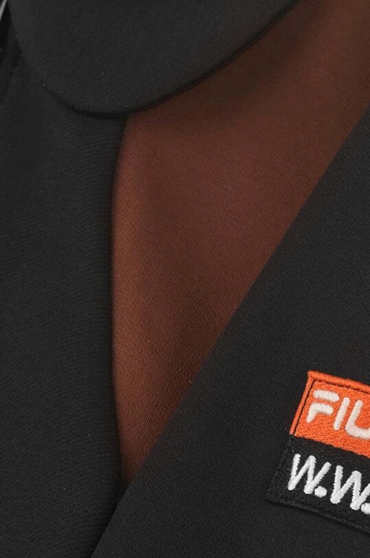 Μπλούζα Wood Wood Evonn x Fila 688378.B028 μαύρο