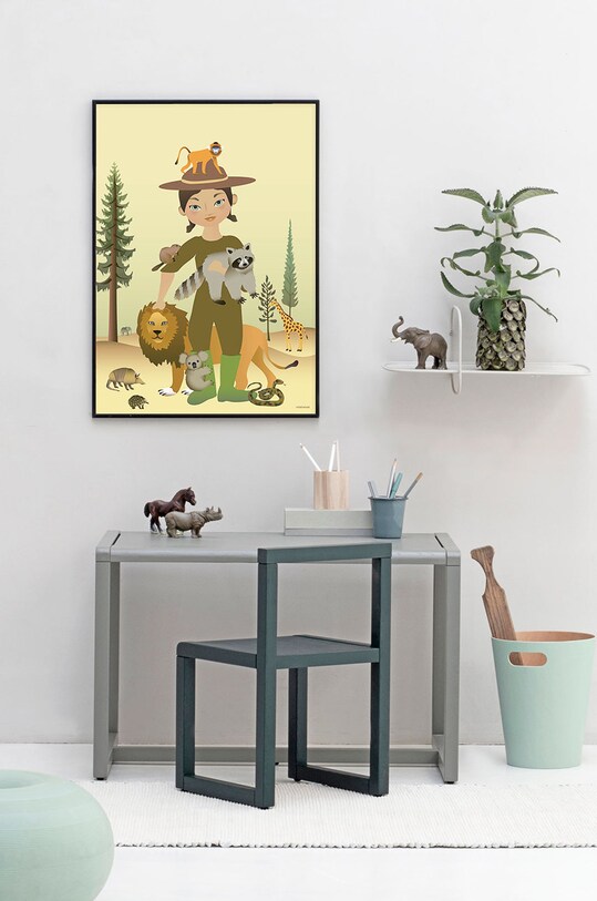 Vissevasse Αφίσα The Zookeeper 50x70 cm F.2021.005.L πολύχρωμο AA00
