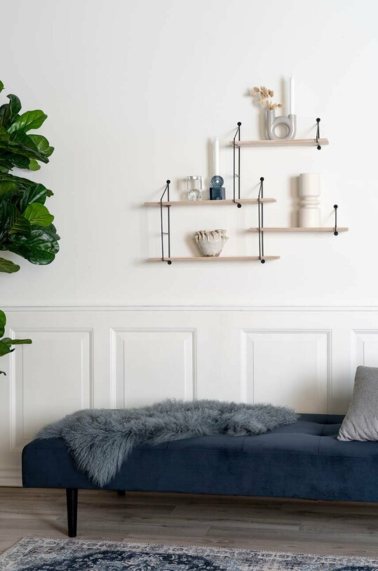 Σαλόνι και υπνοδωμάτιο Κρεμαστό ράφι House Nordic Harlem 4291085 πολύχρωμο