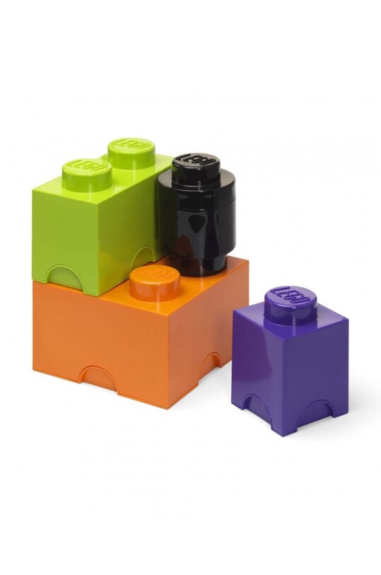 Σετ δοχείων αποθήκευσης με καπάκι Lego 4-pack 40150800 πολύχρωμο AA00