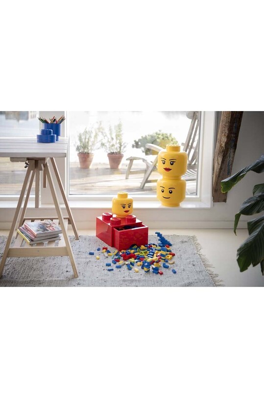 Δοχείο με καπάκι Lego 40320805 κίτρινο AA00