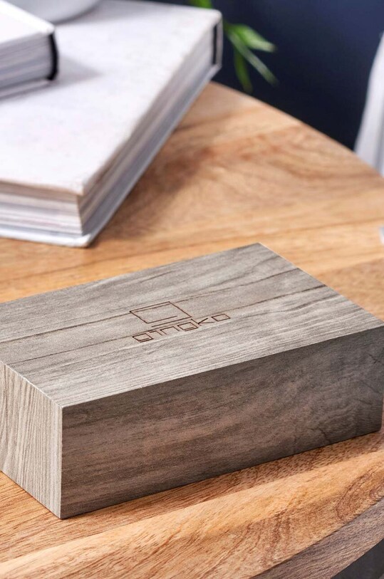 Σαλόνι και υπνοδωμάτιο Επιτραπέζιο ρολόι Gingko Design Flip Click Clock G003A12 μπεζ