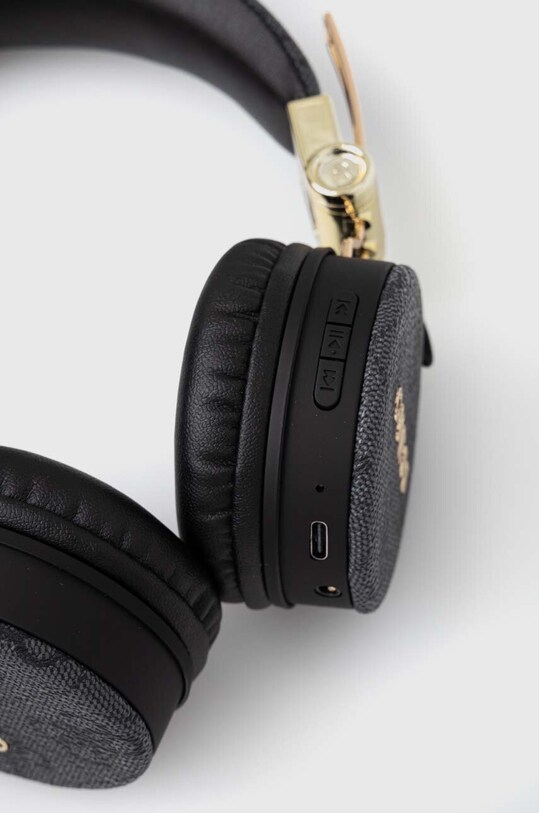 Ασύρματα ακουστικά Guess Bluetooth 4G Metal Logo GUBH704GEMK μαύρο AA00