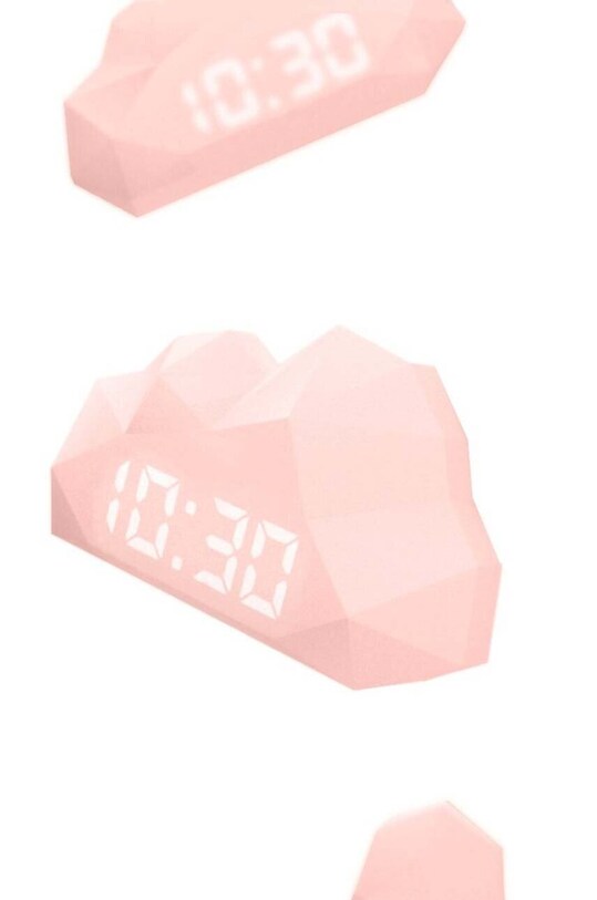 Ξυπνητήρι MOB Cloudy Clock ροζ CLOU.PK.01