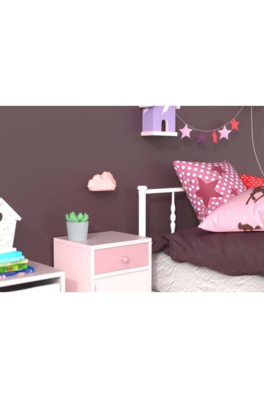 Ξυπνητήρι MOB Cloudy Clock CLOU.PK.01 ροζ