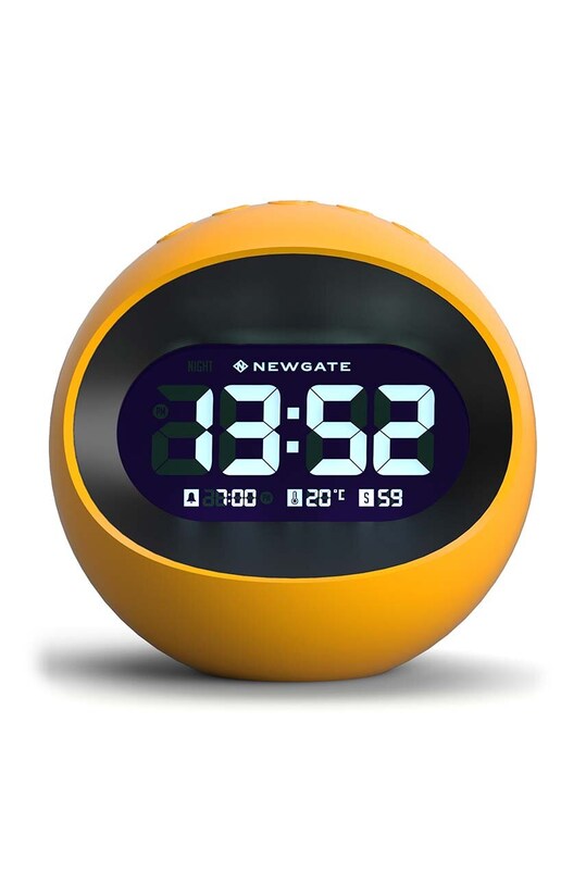 Ξυπνητήρι Newgate Centre Of The Earth κίτρινο KB1645LCD.COTE4