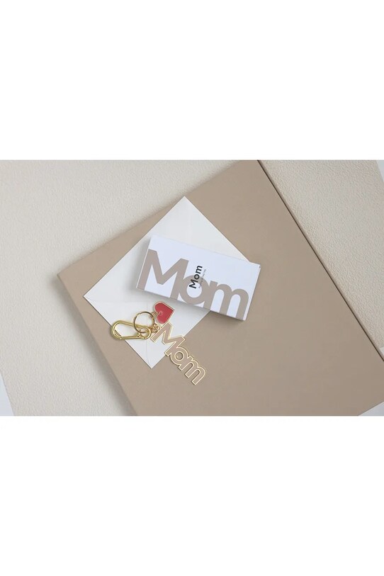 Μπρελόκ Design Letters Key ring & Bag tag 30302001BEIGEMOM πολύχρωμο AA00