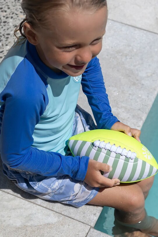 Μπάλα SunnyLife Neoprene Football Tides Out Citrus πολύχρωμο S51NFBML