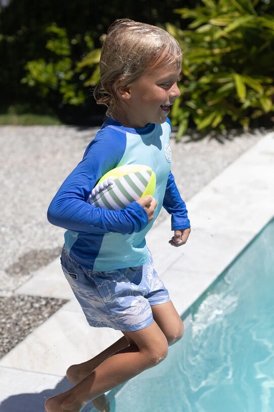 Μπάλα SunnyLife Neoprene Football Tides Out Citrus S51NFBML πολύχρωμο