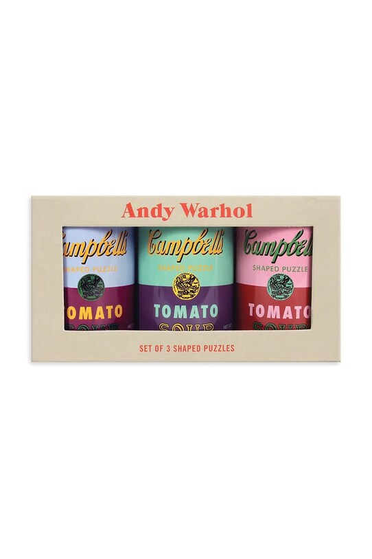 Παζλ σε μια κονσέρβα Galison Andy Warhol Soup Cans 3-pack 66930 πολύχρωμο