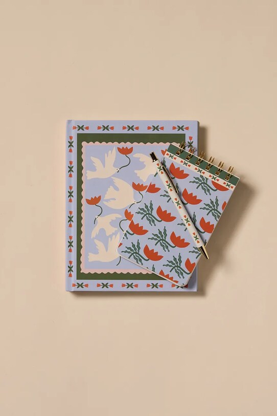 Σημειωματάριο Designworks Ink A Dopo Flower Journal πολύχρωμο JB68.1003EU