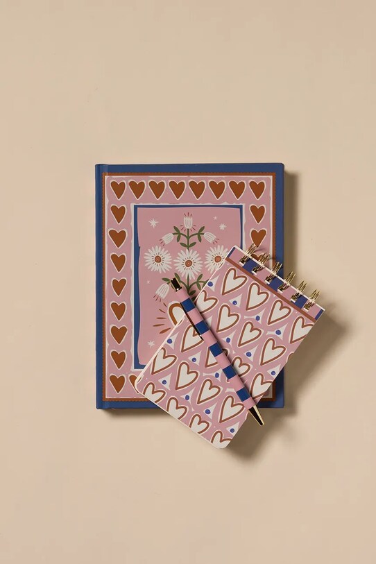 Σημειωματάριο Designworks Ink A Dopo Hearts Journal πολύχρωμο JB68.1007EU