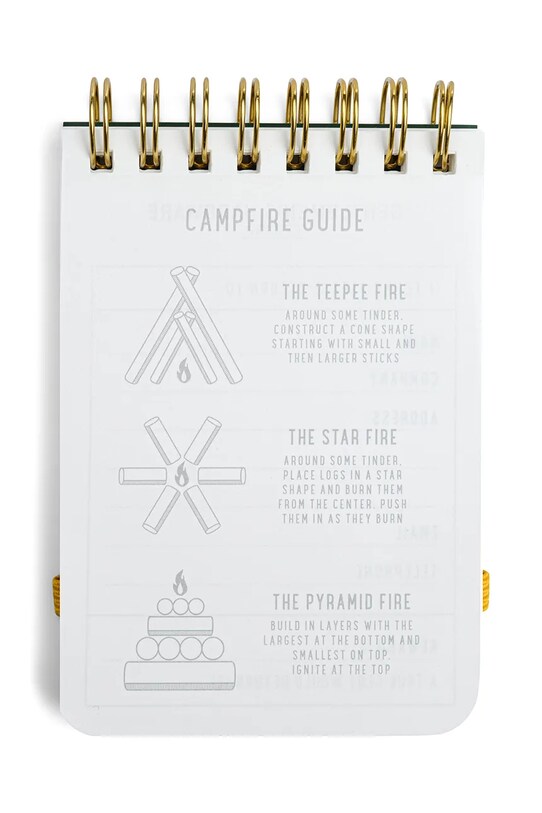 Αδιάβροχο σημειωματάριο τσέπης Pocket Waterproof Note Book GEN844UK πράσινο AA00