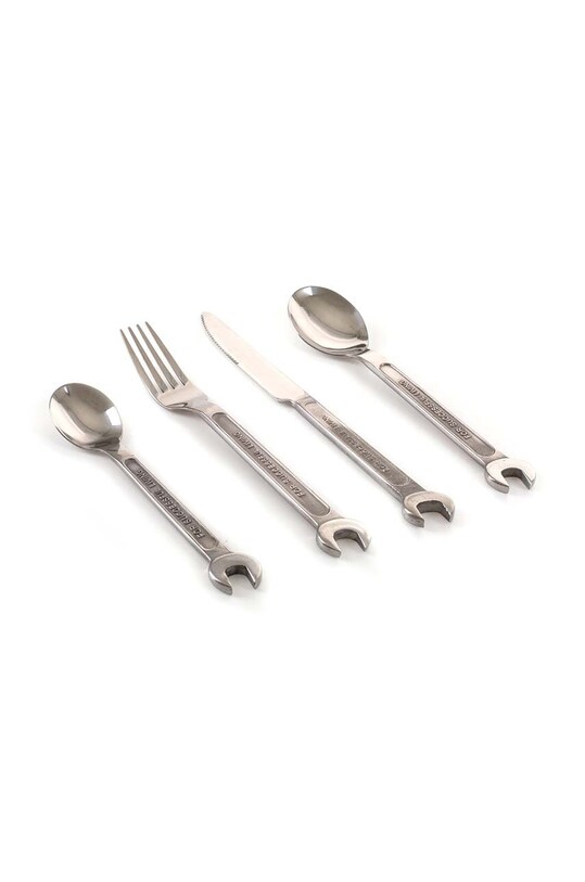 Σετ μαχαιροπήρουνων Seletti Machine Collection 4-pack 10940 γκρί AA00
