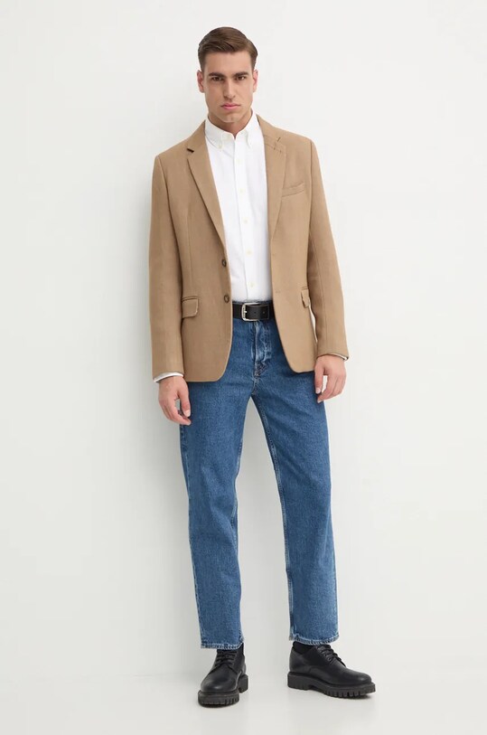 Ρούχα Βαμβακερό πουκάμισο Polo Ralph Lauren 710792041 λευκό