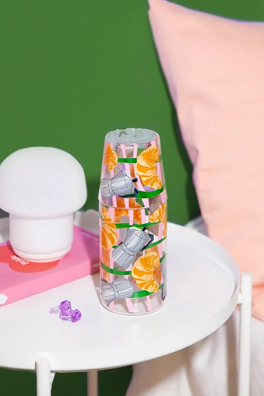 Καράφα με ποτήρι DOIY Good Morning Jar & Glass DYJGLGM πολύχρωμο AA00
