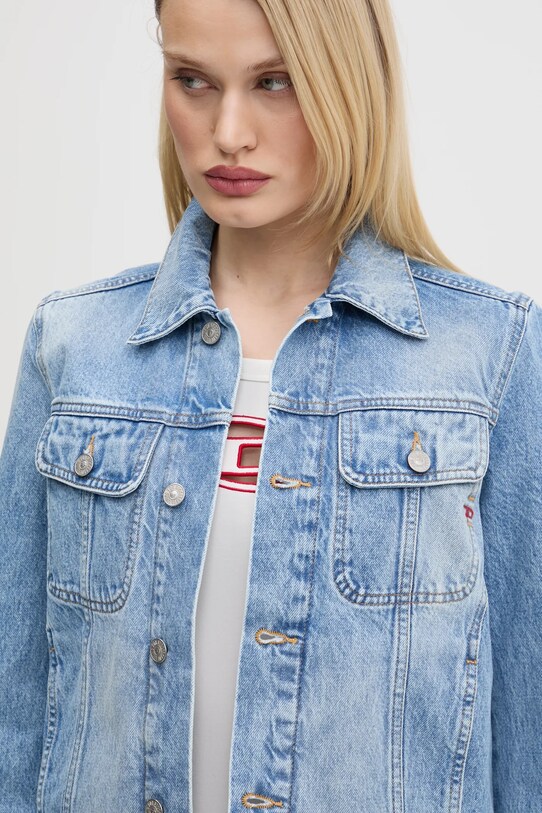 Τζιν μπουφάν Diesel DE-BONNY JACKET μπλε A09970.09I29