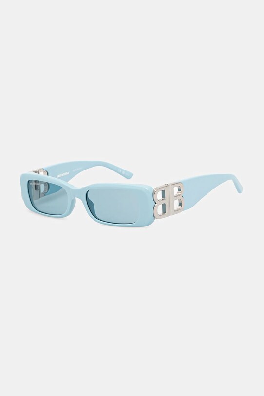 Γυαλιά ηλίου Balenciaga BB0096S ορθογώνιο ασημί BB0096S