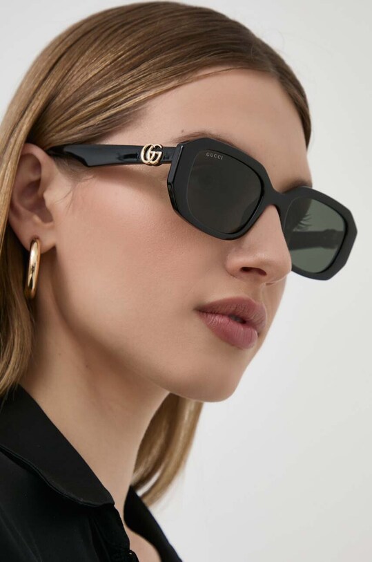 Γυαλιά ηλίου Gucci ομοιόμορφος μαύρο GG1535S