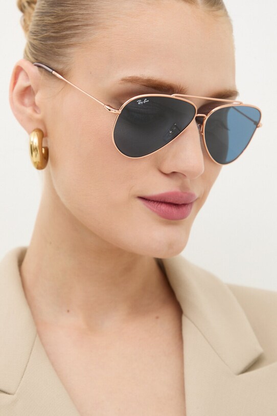 Γυαλιά ηλίου Ray-Ban AVIATOR REVERSE aviator χρυσαφί 0RBR0101S.92023A