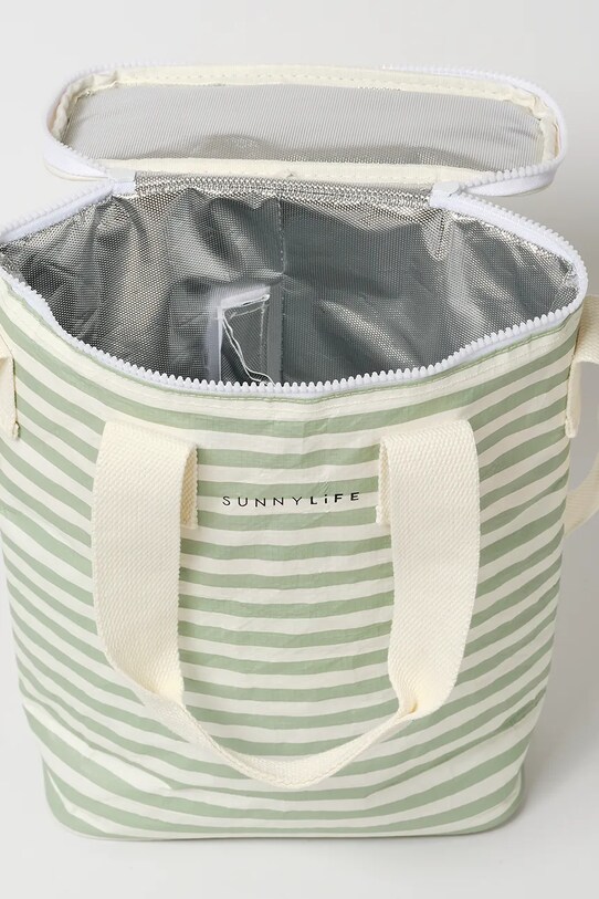 Lifestyle Θερμική τσάντα SunnyLife La Palma Sage Stripe 8 L S51NTCWS πράσινο