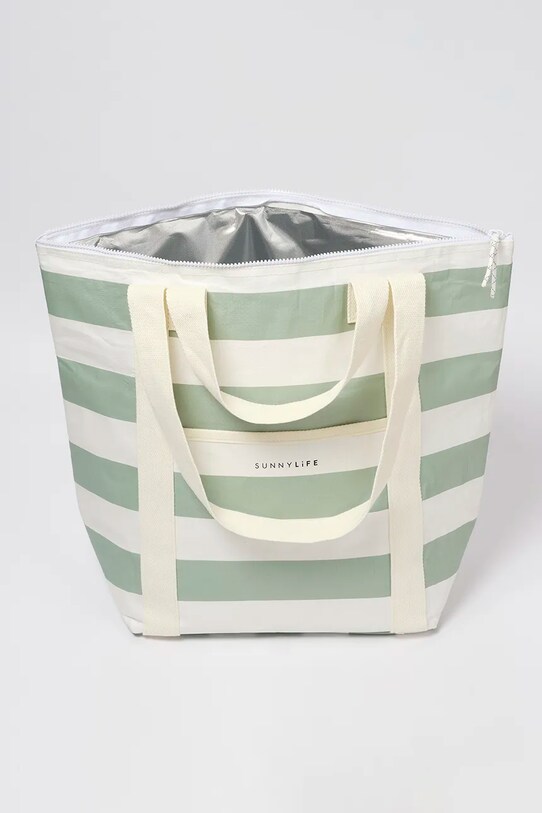 Lifestyle Θερμική τσάντα SunnyLife La Palma Sage Stripe 23 L S51NCTWS πράσινο