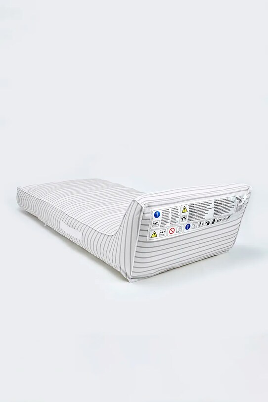 Lifestyle Στρώμα αέρα για κολύμπι SunnyLife La Palma Sage Stripe S51LDLGR πράσινο