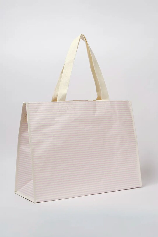 Τσάντα παραλίας SunnyLife Lazy Days Pink Stripe S51CARPK ροζ AA00