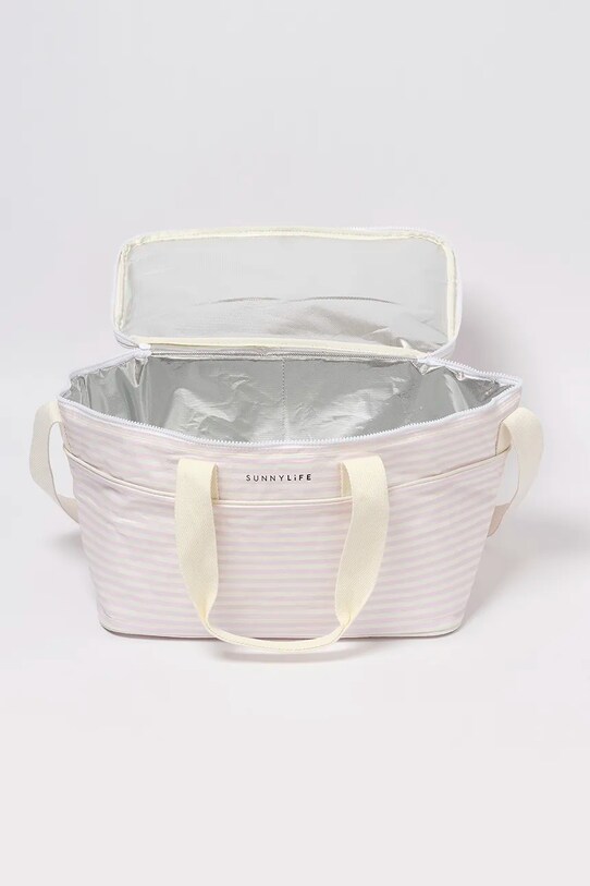 Lifestyle Θερμική τσάντα SunnyLife Lazy Days Pink Stripe 18,7 L S51NCBPK ροζ