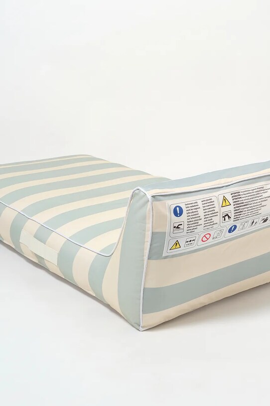 Στρώμα αέρα για κολύμπι SunnyLife Lazy Days Blue Stripe S51LDLBL μπλε AA00