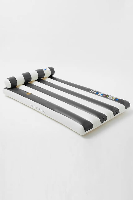 Στρώμα αέρα για κολύμπι SunnyLife Black Stripe S3EXLLBL μαύρο AA00