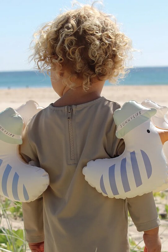Lifestyle Μανίκια για μάθηση κολύμβησης SunnyLife Sammy the Seagull Blue Stripe S51KABBS πολύχρωμο