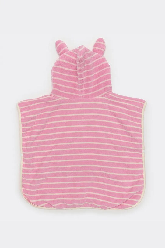Παιδική πετσέτα με κουκούλα SunnyLife Cotton Candy Pink Stripe S51KHTPK ροζ AA00