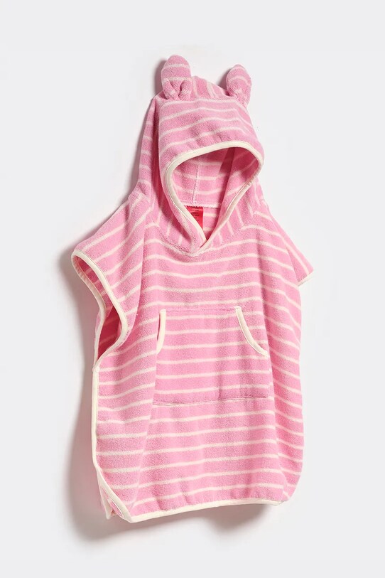 Lifestyle Παιδική πετσέτα με κουκούλα SunnyLife Cotton Candy Pink Stripe S51KHTPK ροζ