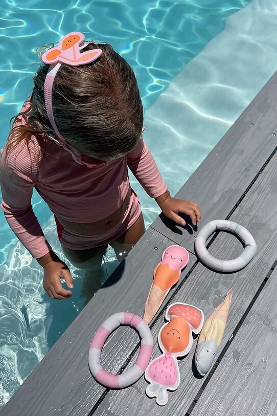 Σετ παιχνιδιών κολύμβησης για παιδιά SunnyLife Cotton Candy Multi 6-pack S51DBML6 πολύχρωμο