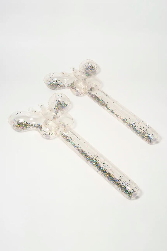 Μακαρόνια κολύμβησης SunnyLife Cotton Candy Glitter 2-pack S51KNBWG διαφανή AA00