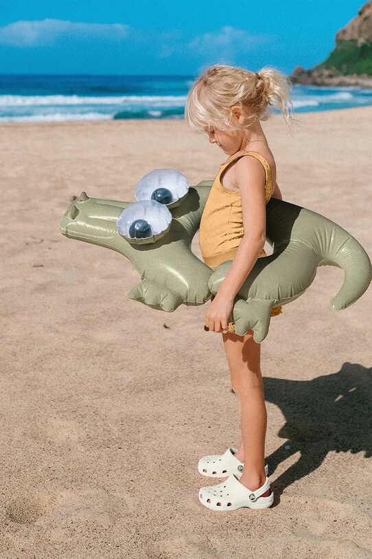 Παιδική ρόδα κολύμβησης SunnyLife Cookie the Croc Khaki πράσινο S41PRCRC