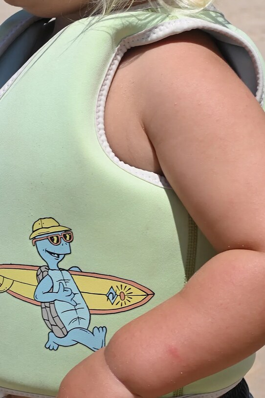 Παιδικό γιλέκο κολύμβησης SunnyLife Shred Turtle Aqua x Rip Curl 2-3 years RCSVMSTA