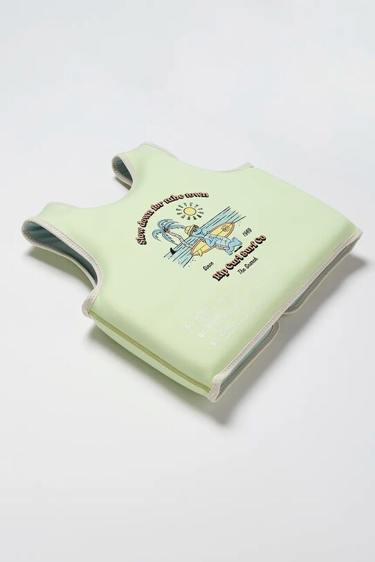Lifestyle Παιδικό γιλέκο κολύμβησης SunnyLife Shred Turtle Aqua x Rip Curl 3-6 years RCSVLSTA πράσινο