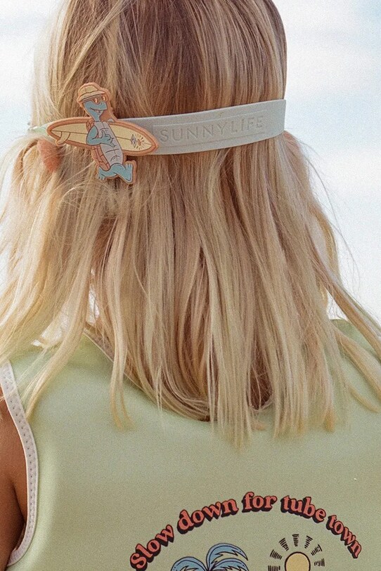 Παιδικά γυαλιά κολύμβησης SunnyLife Shred Turtle Aqua x Rip Curl RCGOGSTA πράσινο