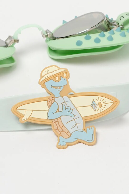 Lifestyle Παιδικά γυαλιά κολύμβησης SunnyLife Shred Turtle Aqua x Rip Curl RCGOGSTA πράσινο