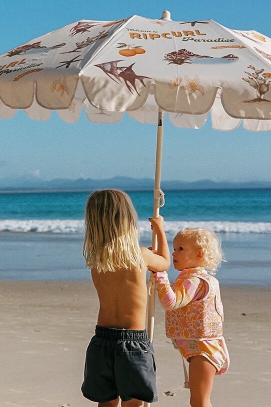 Ομπρέλα παραλίας SunnyLife Welcome to Paradise Chalk x Rip Curl RCBEAWPC