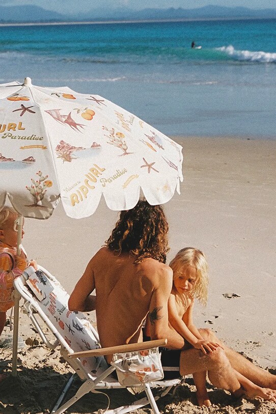 Ομπρέλα παραλίας SunnyLife Welcome to Paradise Chalk x Rip Curl RCBEAWPC