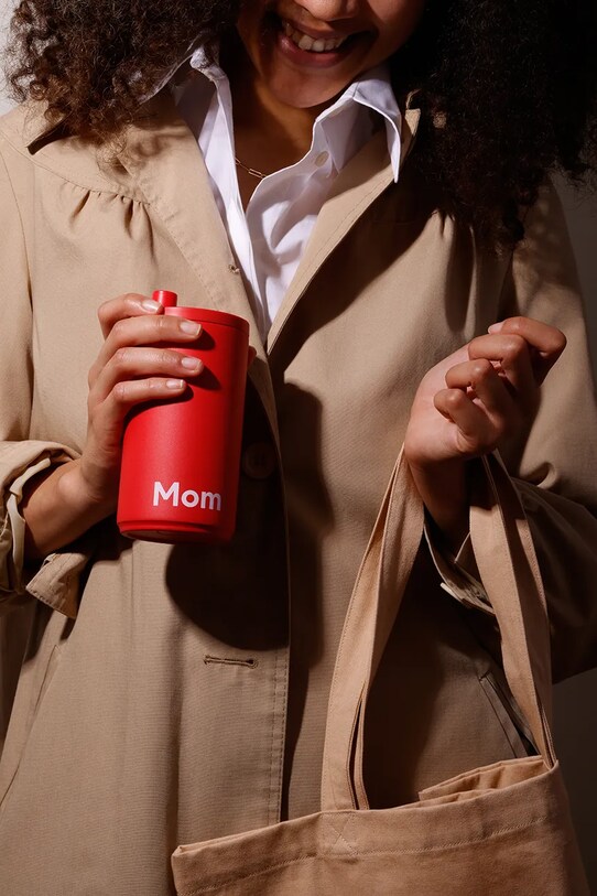 Θερμική κούπα Design Letters Travel Mug 350 ml 30101019CORALMOM κόκκινο AA00