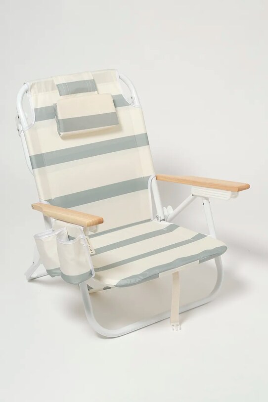 Καρέκλα θαλάσσης SunnyLife La Palma Sage Stripe S51DBCPA πράσινο AA00